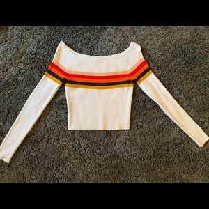 Off the shoulder sweater